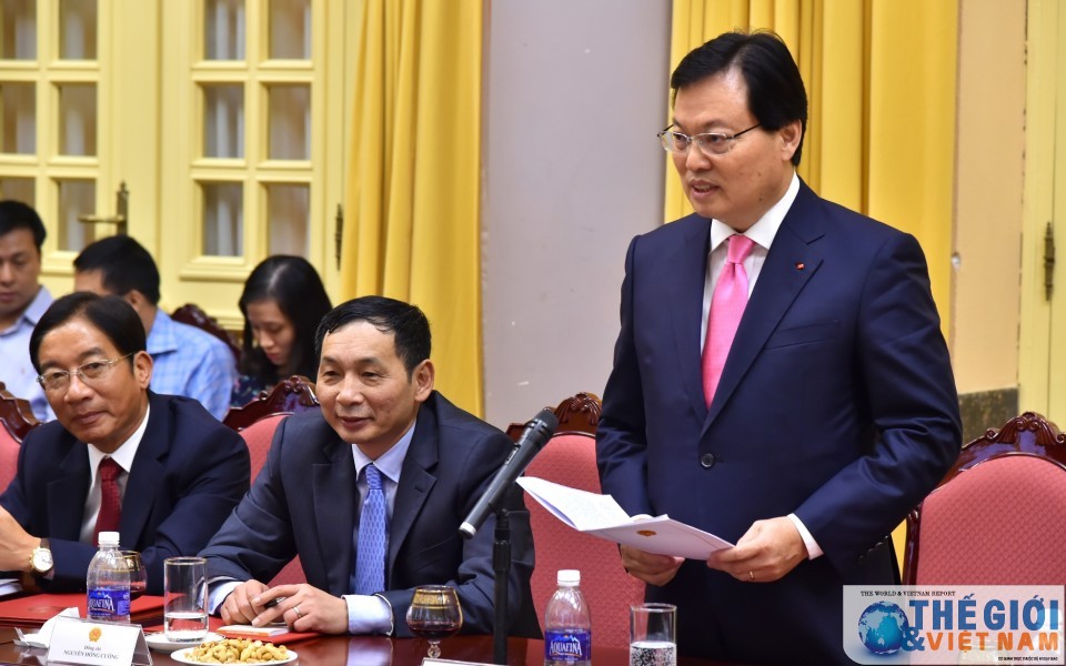 chu tich nuoc trao quyet dinh bo nhiem dai su nhiem ky 2016 2019