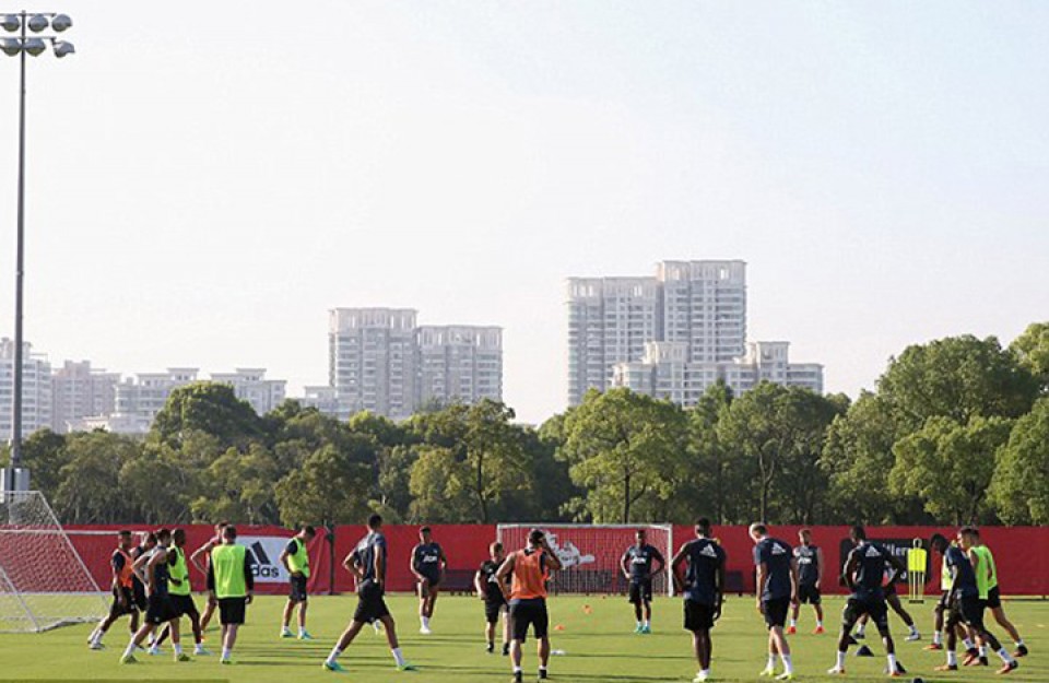 Man United rèn quân trước cuộc đối đầu với Dortmund man united ren quan truoc cuoc doi dau voi dortmund