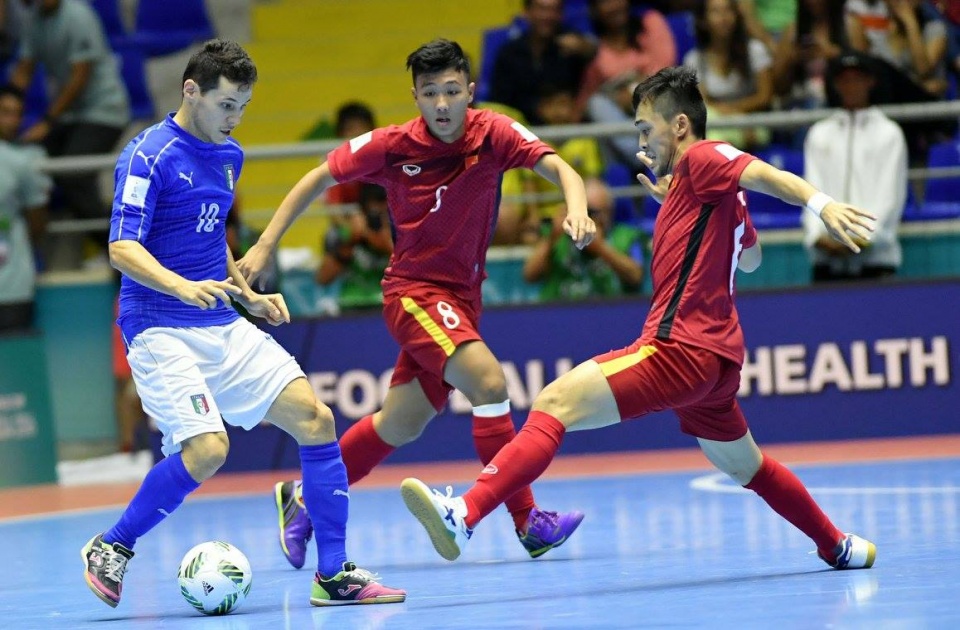 dt viet nam tao nen ky tich tai world cup futsal 2016