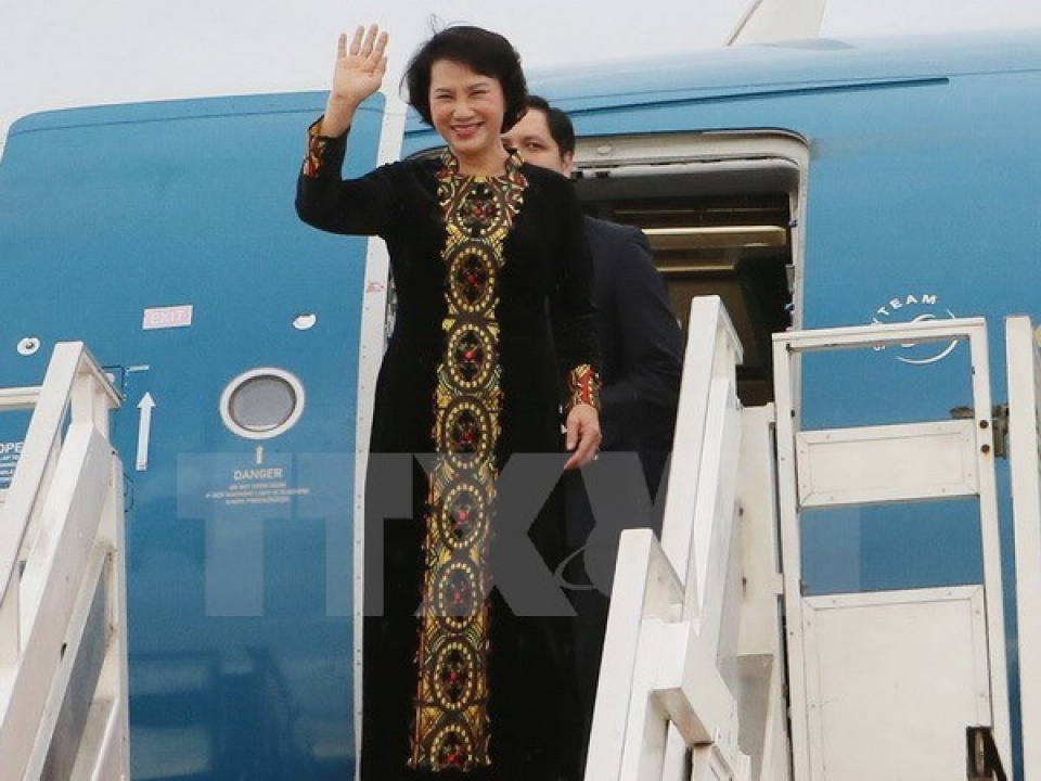 chu tich quoc hoi ket thuc tot dep chuyen tham nuoc ngoai dau tien