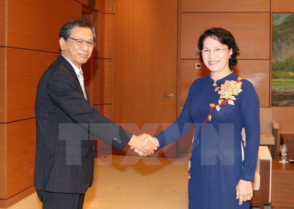 Chủ tịch Quốc hội Nguyễn Thị Kim Ngân tiếp Đại sứ Nhật Bản chu tich quoc hoi nguyen thi kim ngan tiep dai su nhat ban
