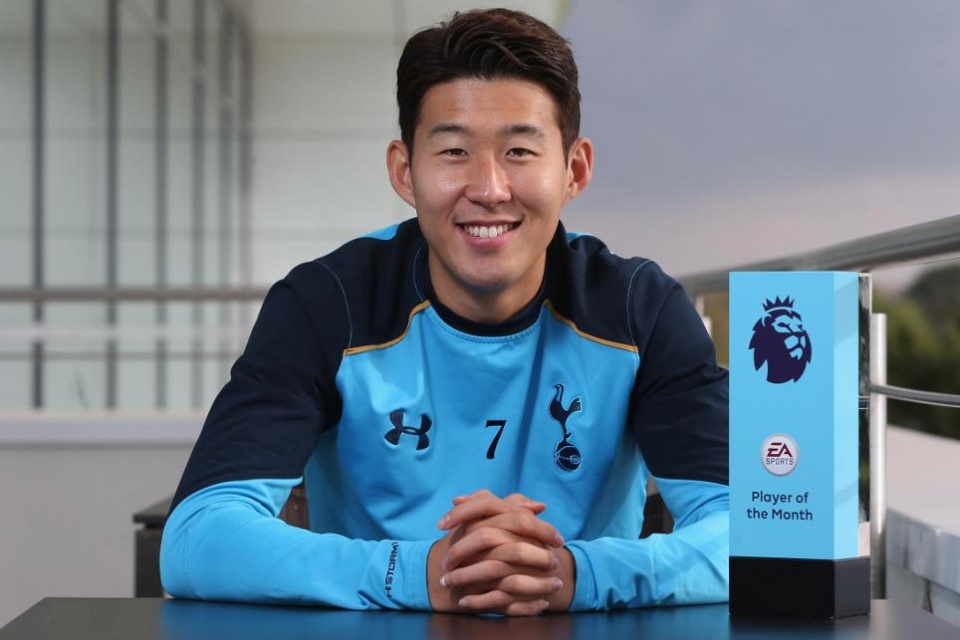son heung min xuat sac nhat premier league thang 9