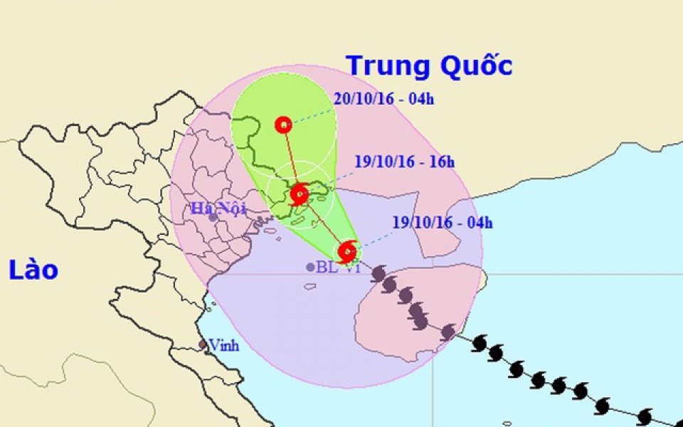 Bão số 7 cách Quảng Ninh - Hải Phòng 140 km bao so 7 cach quang ninh hai phong 140 km