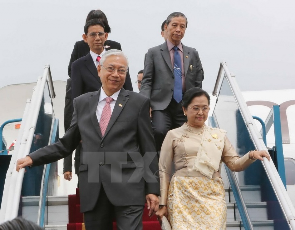 Tổng thống Myanmar bắt đầu thăm cấp Nhà nước tới Việt Nam tong thong myanmar bat dau tham cap nha nuoc toi viet nam