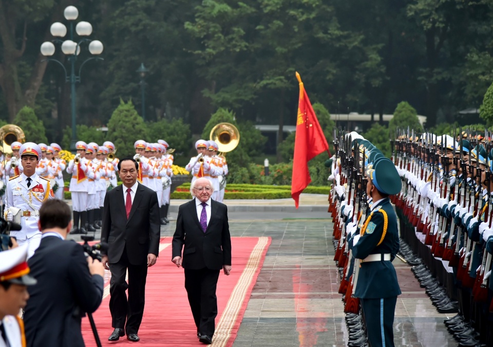 diem den cua ireland o chau a