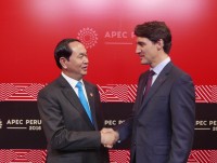 Chủ tịch nước Trần Đại Quang gặp Nguyên thủ, Lãnh đạo các thành viên APEC