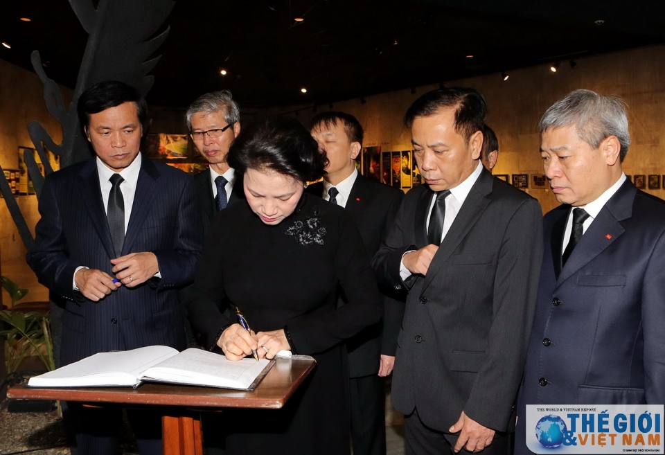 chu tich quoc hoi nguyen thi kim ngan vieng lanh tu cuba fidel castro