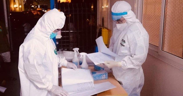 Xét nghiệm Covid-19 tại Bệnh viện K Tân Triều.