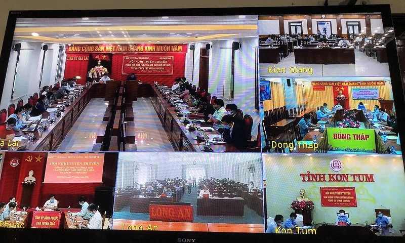 Gần 5000 đại biểu tham dự Hội nghị tại 250 điểm cầu.