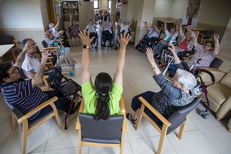 Một nhà dưỡng lão ở Barcelona. (Nguồn: Elpais)