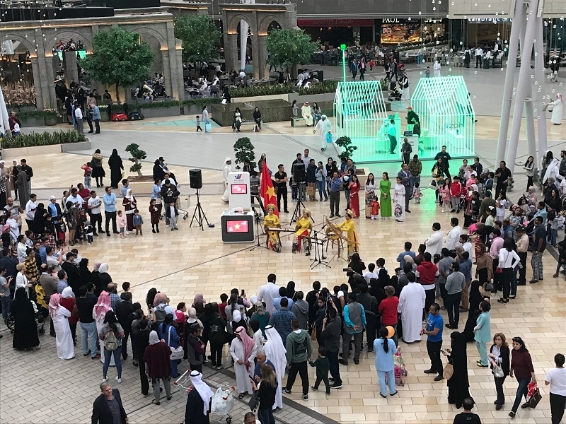 sự kiện quảng bá du lịch trực tiếp tới người dân Kuwait tại Avenues Mall trong các năm 2018 và 2019. (Nguồn: ĐSQ Việt Nam tại Kuwait)