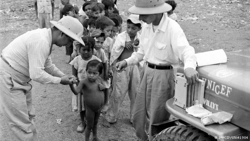 unicef 70 nam dong hanh cung tre em toan the gioi