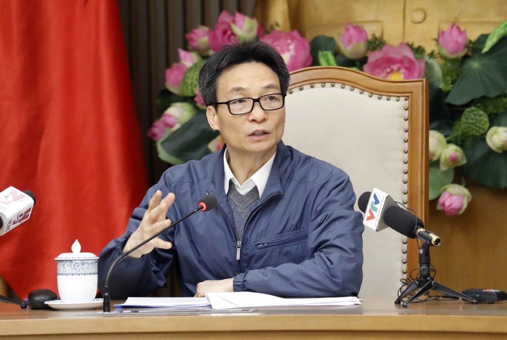 , Phó Thủ tướng Chính phủ Vũ Đức Đam, Trưởng Ban Chỉ đạo Quốc gia phòng chống dịch Covid-19 đã chủ trì cuộc họp Thường trực Ban Chỉ đạo Quốc gia về công tác phòng chống dịch trong giai đoạn hiện nay.