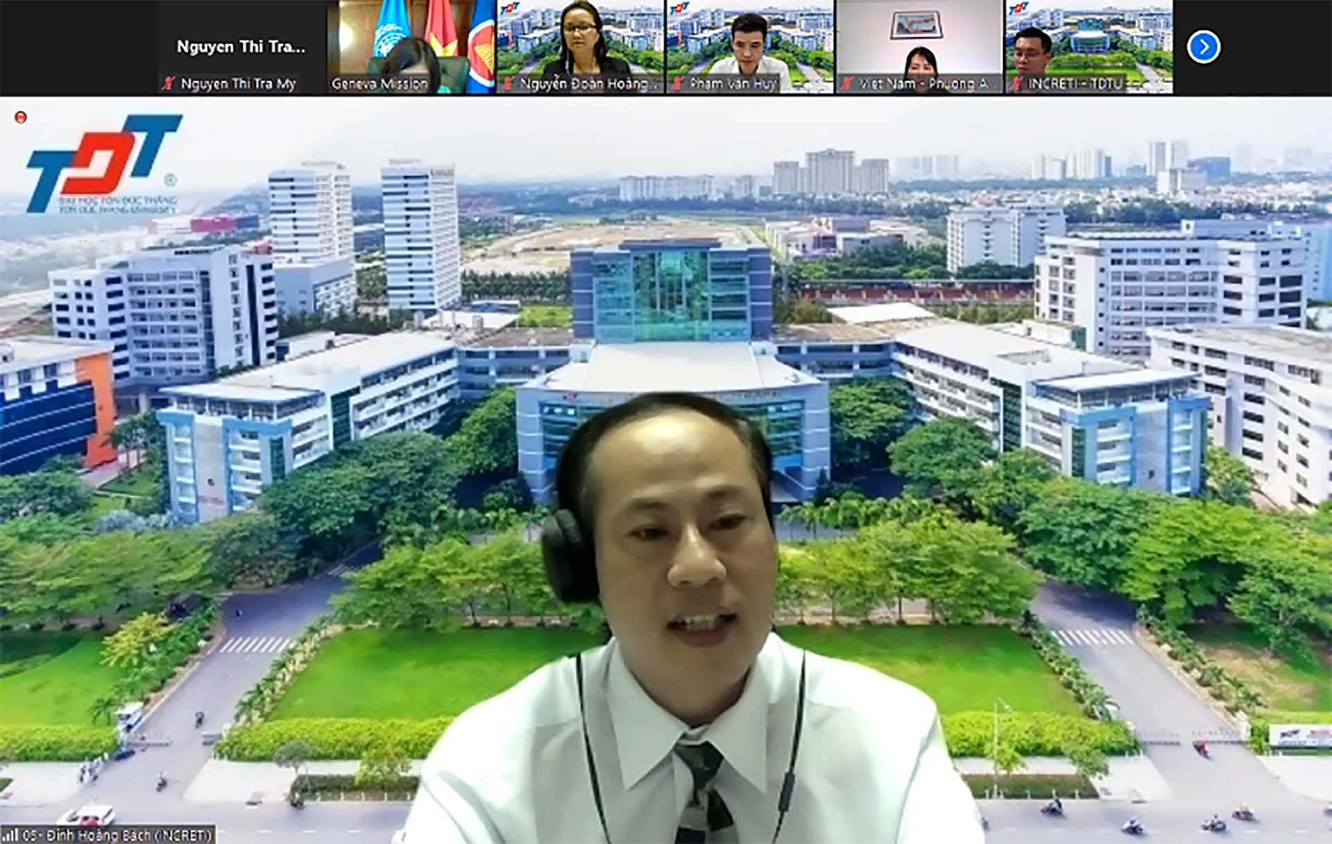 TS. Đinh Hoàng Bách – Quyền Viện trưởng Viện Hợp tác, Nghiên cứu và Đào tạo quốc tế TDTU giới thiệu về hoạt động hợp tác quốc tế của Đại học Tôn Đức Thắng.