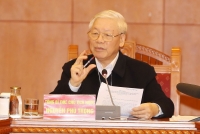 Tổng Bí thư, Chủ tịch nước Nguyễn Phú Trọng chủ trì họp Tiểu ban Văn kiện Đại hội Đảng