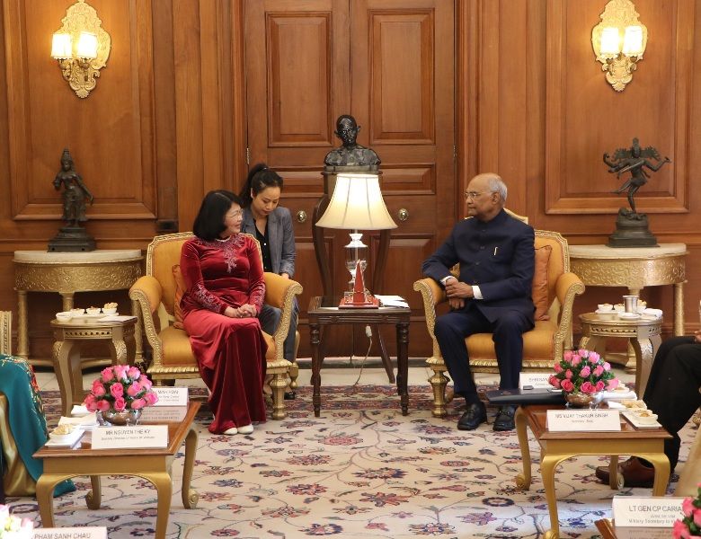 pho chu tich nuoc dang thi ngoc thinh hoi kien voi tong thong cong hoa an do