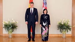 Đại sứ Nguyễn Thị Bích Thảo trình Thư ủy nhiệm lên Tổng thống Croatia