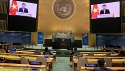 Phó Thủ tướng thường trực Phạm Bình Minh phát biểu tại cuộc họp cấp cao Đại hội đồng Liên hợp quốc về tạo động lực cho tiêm chủng toàn cầu