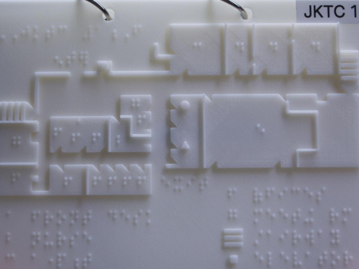 Bản đồ in 3D cho người khiếm thị