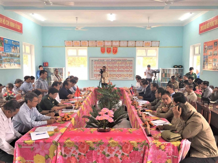 Họp song phương chuẩn bị Lễ khai trương cặp cửa khẩu quốc tế Tân Nam–Mơn Chây hop song phuong chuan bi le khai truong cap cua khau quoc te tan nam mon chay