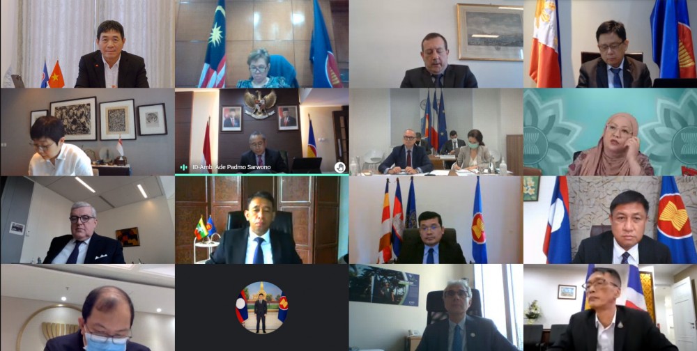 Cuộc họp lần thứ nhất Ủy ban Hợp tác tác phát triển ASEAN-Pháp (AF-DPC) đã diễn ra theo hình thức trực tuyến. 