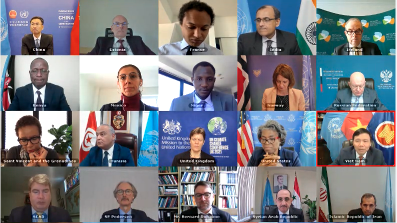 Hội đồng Bảo an Liên hợp quốc (HĐBA LHQ) đã họp định kỳ hàng tháng về tiến trình chính trị Syria. 