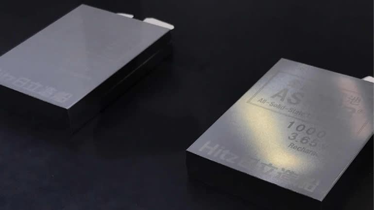 Pin thể rắn của Hitachi Zosen có thể hoạt động trong nhiều môi trường khắc nghiệt, kể cả ngoài vũ trụ. (Nguồn: Nikkei Asia) 