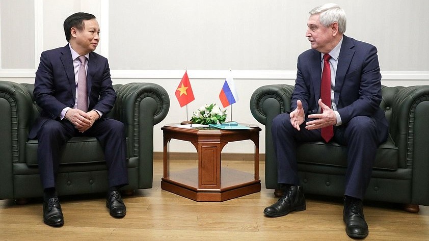 Đại sứ Ngô Đức Mạnh chào kết thúc nhiệm kỳ tại Nghị viện LB Nga