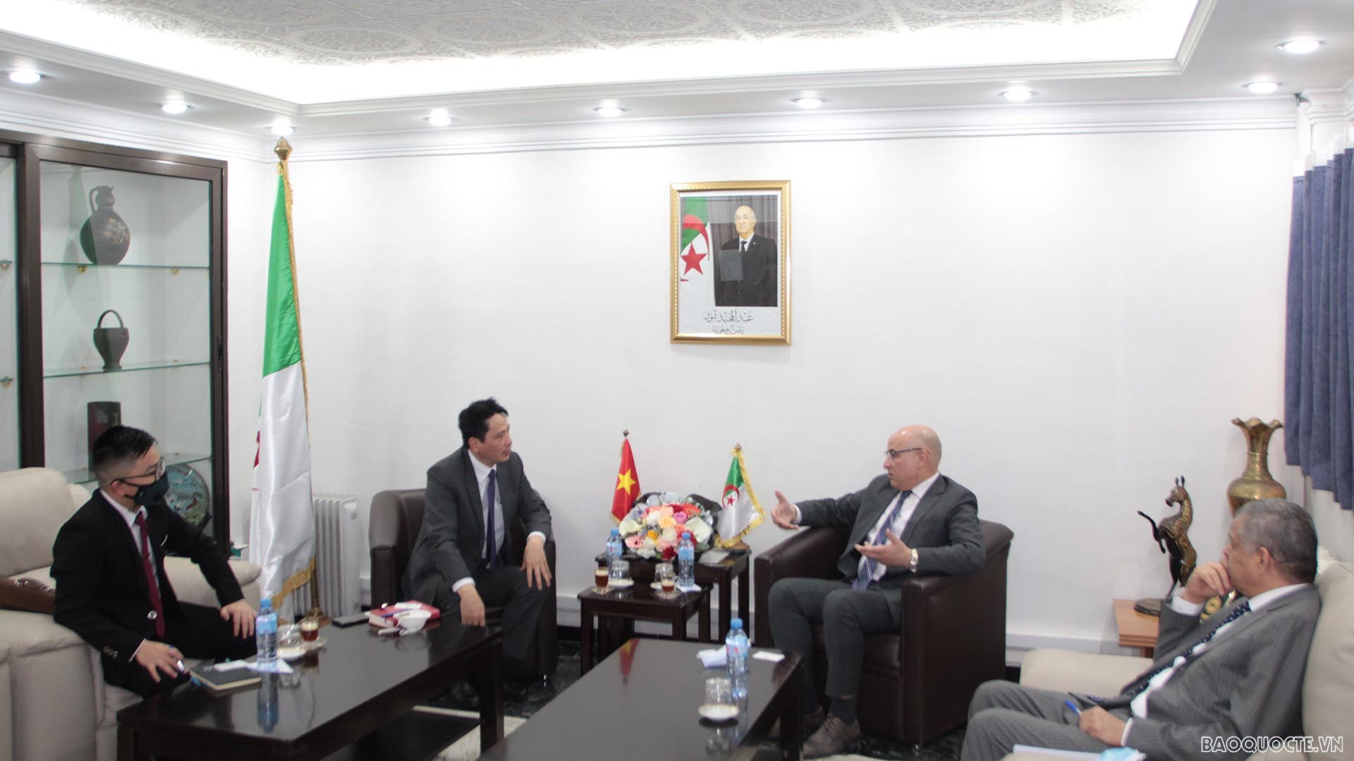 Toàn cảnh buổi tiếp.