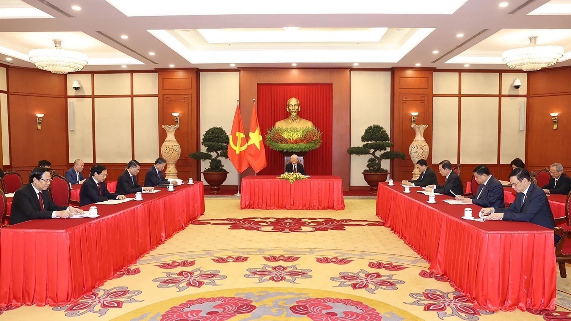Tổng Bí thư Nguyễn Phú Trọng điện đàm với Thủ tướng Đức Olaf Scholz