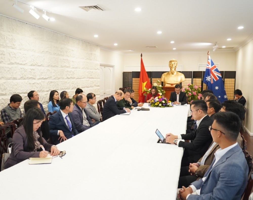 Đại sứ quán Việt Nam tại Australia tổ chức Hội nghị thông báo kết quả Đại hội XIII của Đảng tới cộng đồng người Việt Nam tại Australia