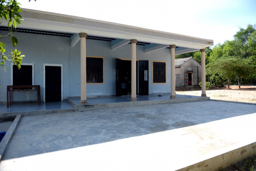 Ngôi nhà mẹ Mít giờ đã khang trang. Ảnh: Hoàng Hòa Đăng)