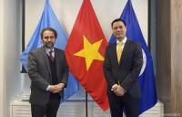 Đại sứ Việt Nam tại Liên hợp quốc tiếp Đặc phái viên Công ước quốc tế về cấm mìn sát thương