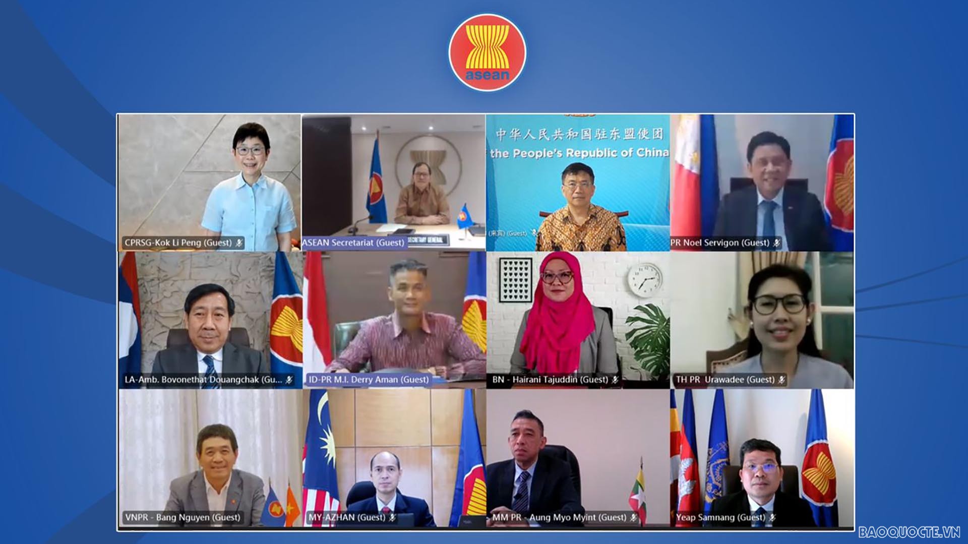 Cuộc họp lần thứ 23 Ủy ban Hợp tác chung ASEAN-Trung Quốc (ACJCC) đã diễn ra tại Jakarta dưới hình thức trực tuyến.
