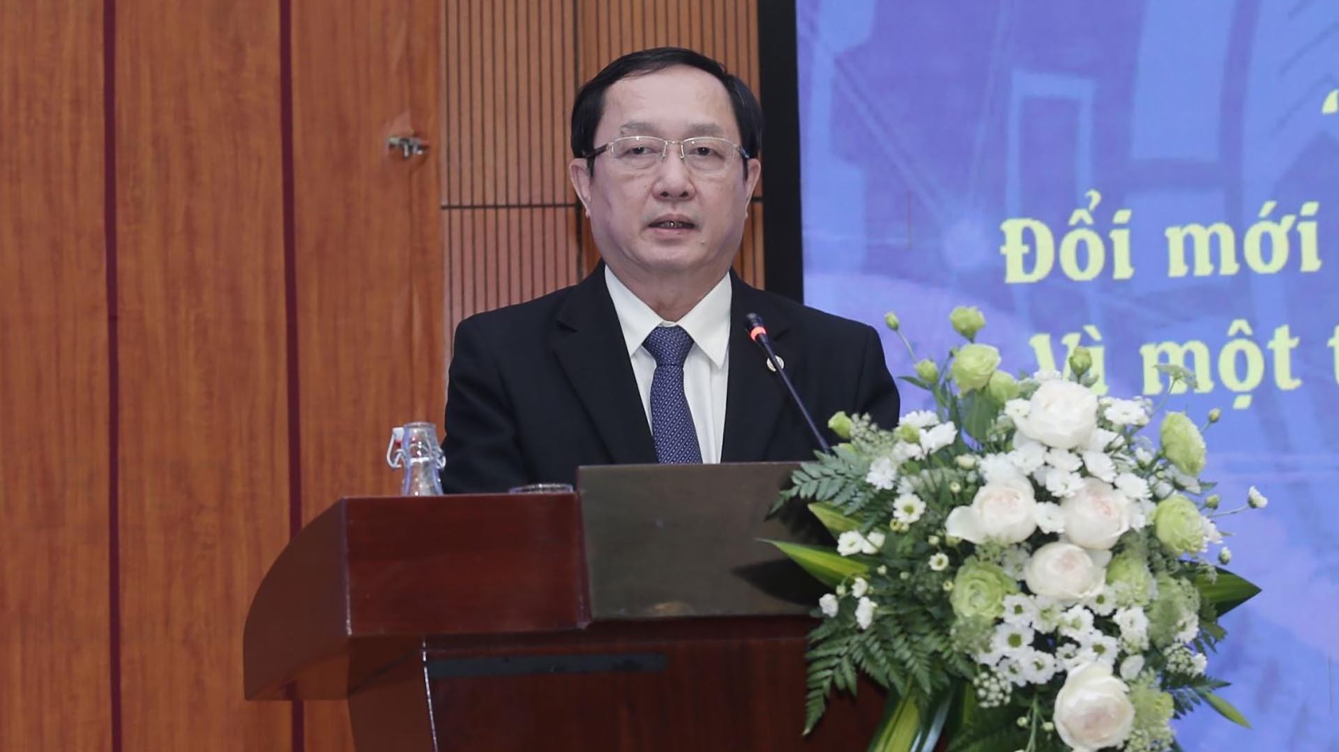 Bộ trưởng Bộ KH&CN Huỳnh Thành Đạt phát biểu. (Nguồn: Bộ KH&CN)