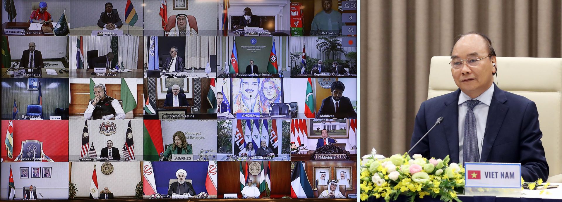 thu tuong du hoi nghi cap cao truc tuyen phong trao khong lien ket