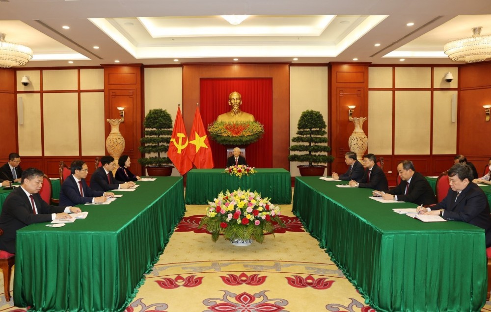 Tổng Bí thư Nguyễn Phú Trọng hội đàm trực tuyến với Bí thư thứ nhất Đảng Cộng sản Cuba, Chủ tịch nước Cộng hòa Cuba