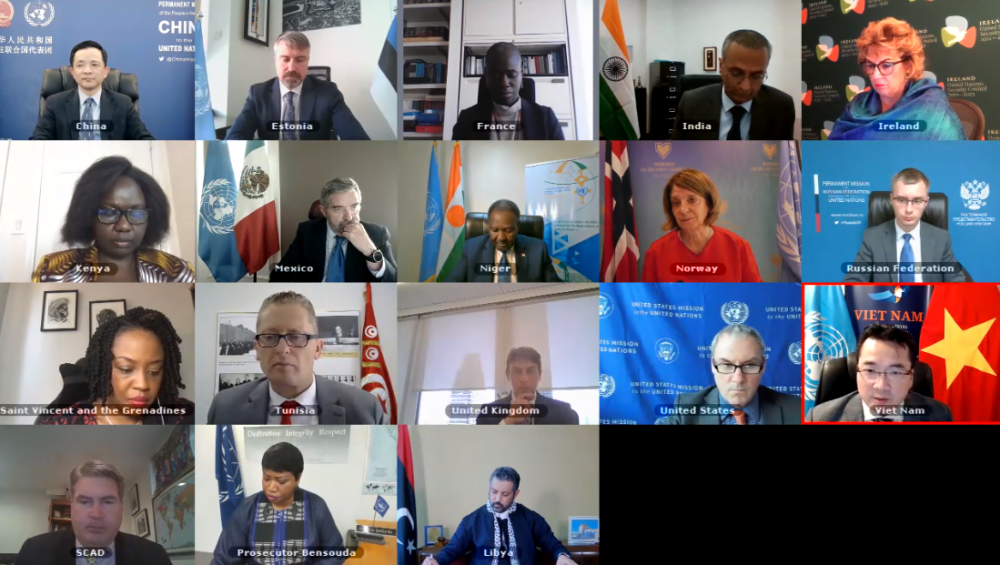 Hội đồng Bảo an họp trực tuyến công khai về tình hình tại Libya