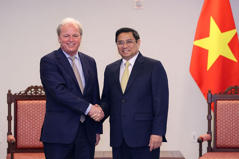 Thủ tướng Phạm Minh Chính tiếp Giám đốc chiến lược Tập đoàn Boeing