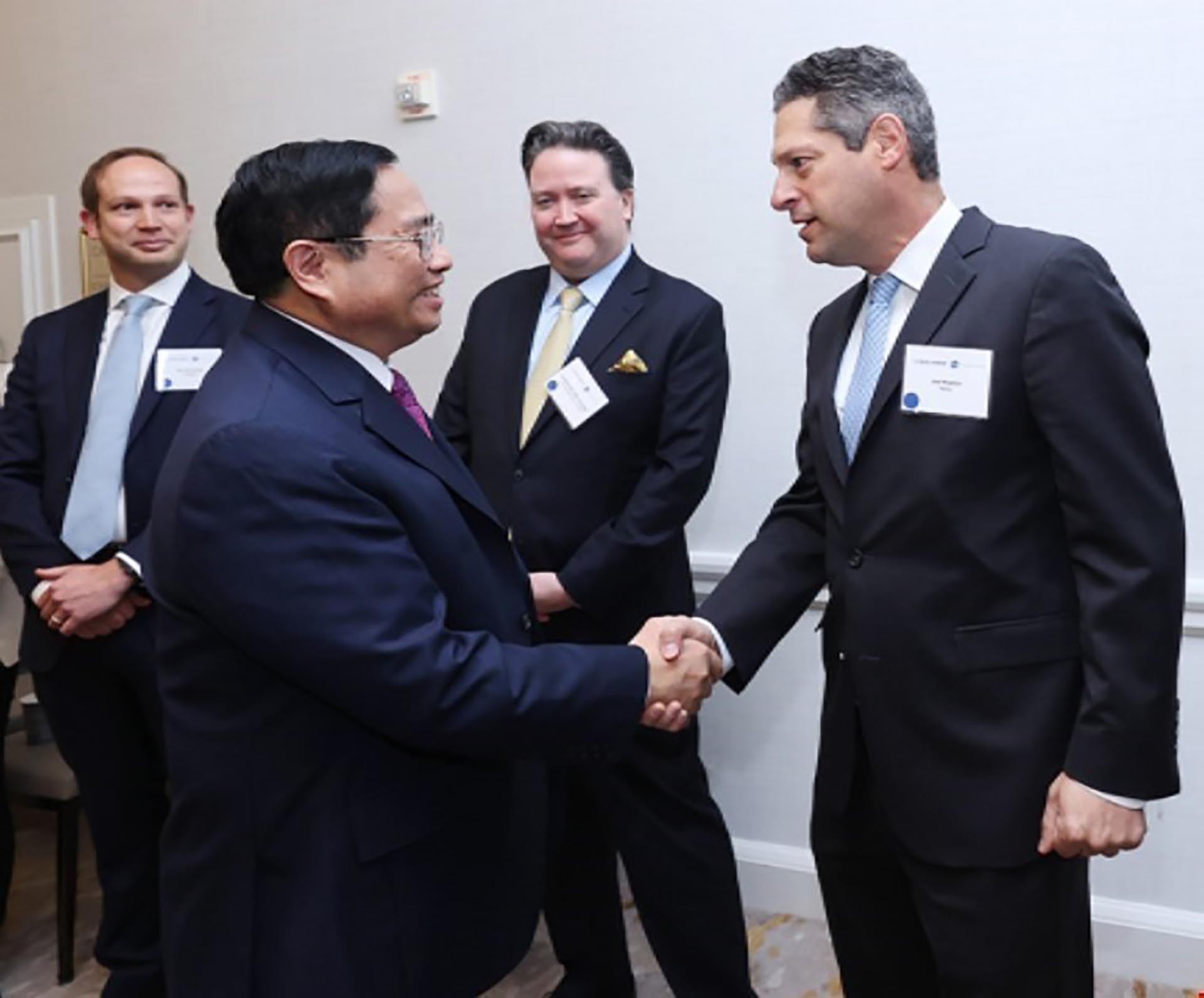 Thủ tướng Phạm Minh Chính làm việc với Cộng đồng doanh nghiệp Hoa Kỳ Thủ tướng Phạm Minh Chính làm việc với Cộng đồng doanh nghiệp Hoa Kỳ