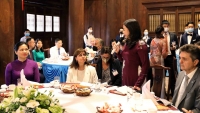Phó Chủ tịch nước Võ Thị Ánh Xuân mời tiệc trà Tổng thống Hy Lạp Katerina Sakellaropoulou
