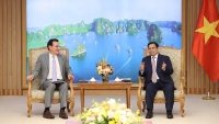 Thủ tướng Phạm Minh Chính tiếp Tổng giám đốc Tập đoàn AstraZeneca