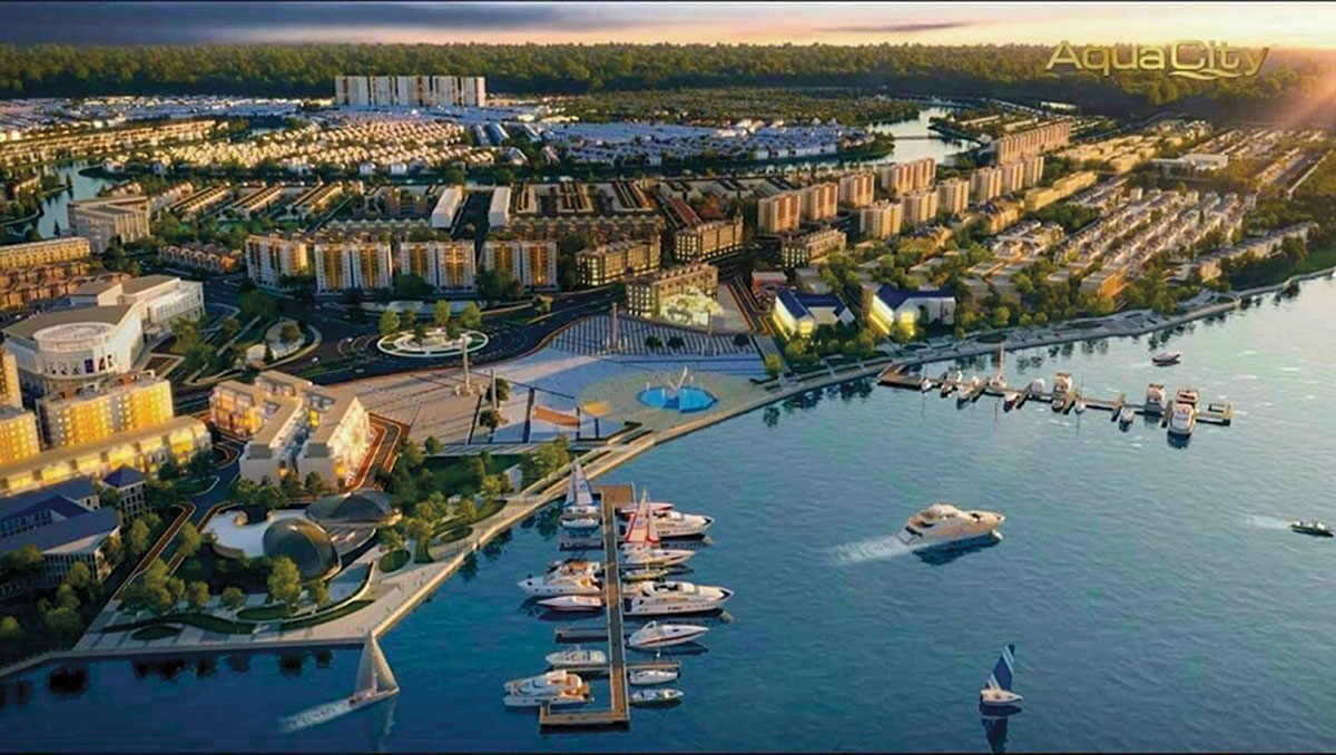 Dự án Aqua City là hình mẫu tiêu biểu cho một dự án BĐS mang lại giá trị lâu dài với nhiều tiện ích và một bến du thuyển đẳng cấp. (Ảnh: NVL)