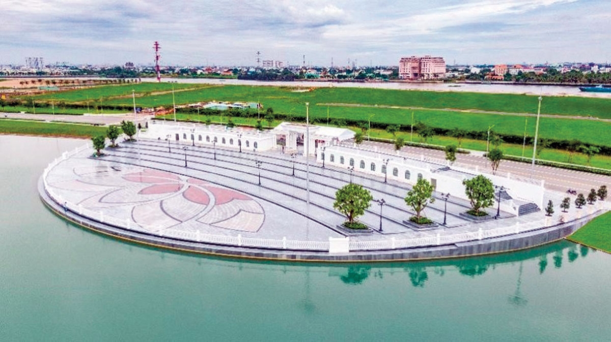 Quảng trường Diamond, nơi sẽ diễn ra các màn biểu diễn nhạc nước hoành tráng hàng đầu tại TP. Thủ Đức, TP. HCM. (Ảnh: Đại Phúc Group)