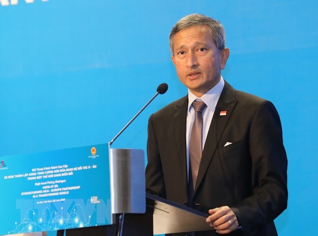 Bộ trưởng Ngoại giao Singapore Vivian Balakrishnan. (Nguồn: TTXVN)