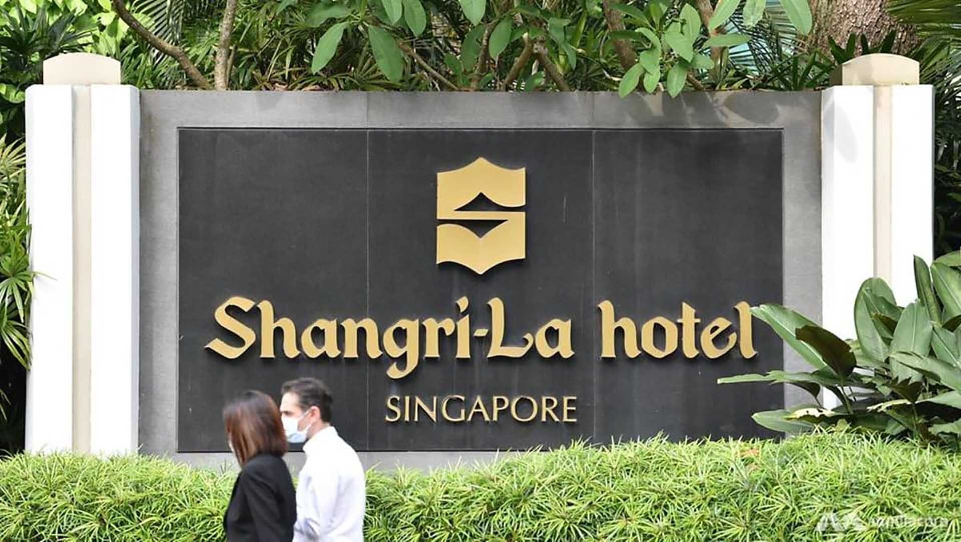 Khách sạn Shangri-La (Singapore), nơi dự kiến diễn ra Đối thoại cùng tên ngày 10 – 12/6. (Nguồn: CNA)