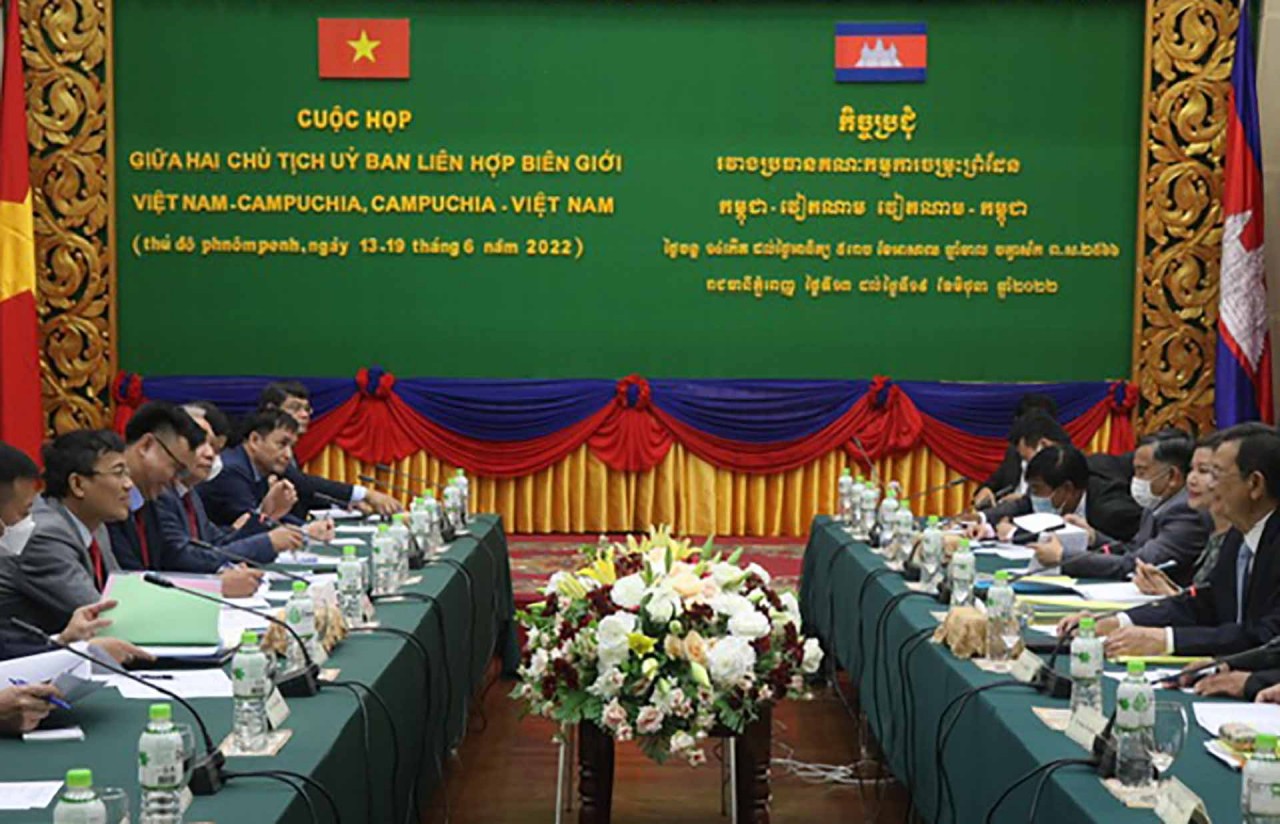 Quang cảnh cuộc họp. (Nguồn: biengioilanhtho.gov.vn)