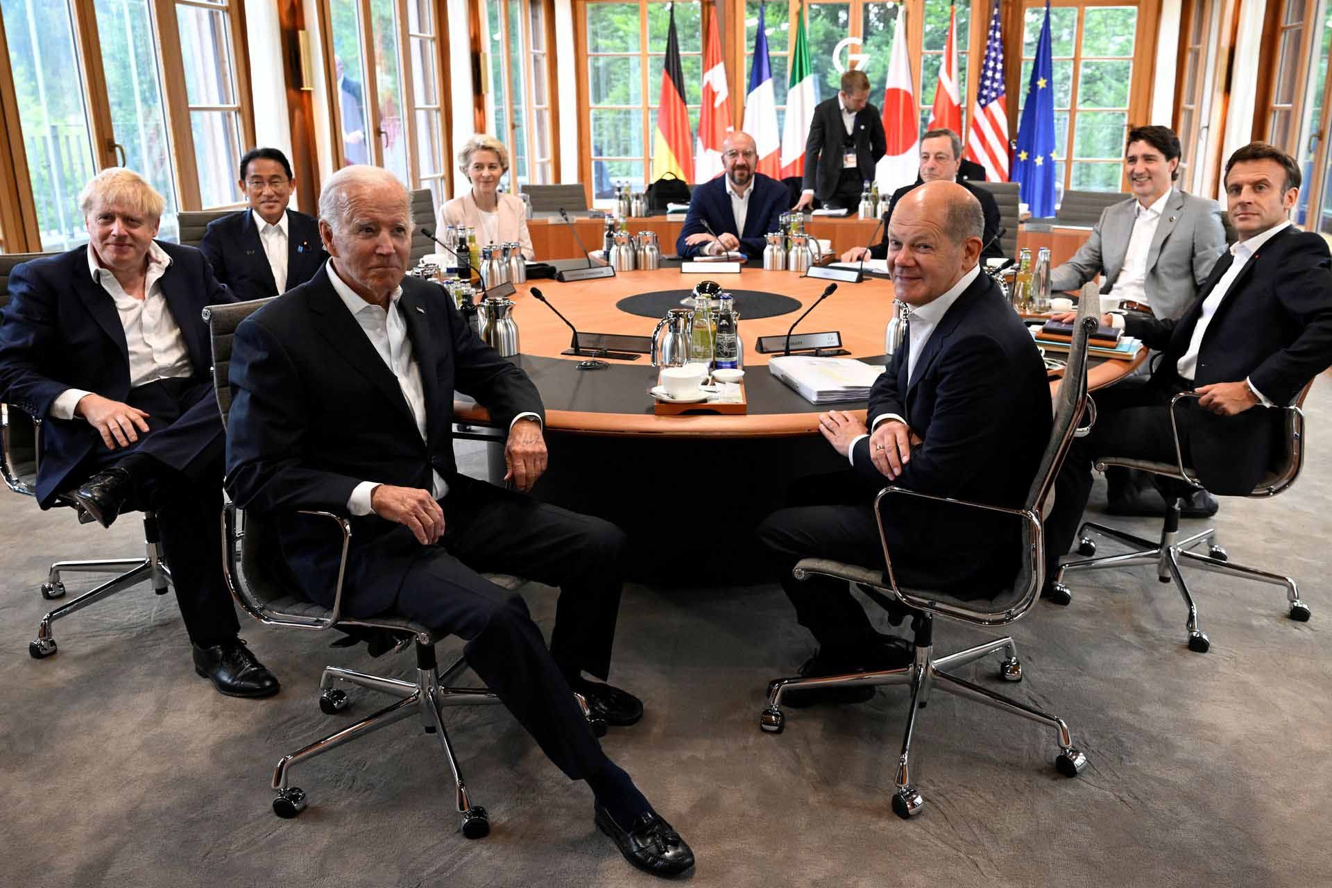 Lãnh đạo các nước G7 và Liên minh châu Âu (EU) tại Thượng đỉnh khối ở Elmau (Đức) ngày 28/6. (Nguồn: Reuters)