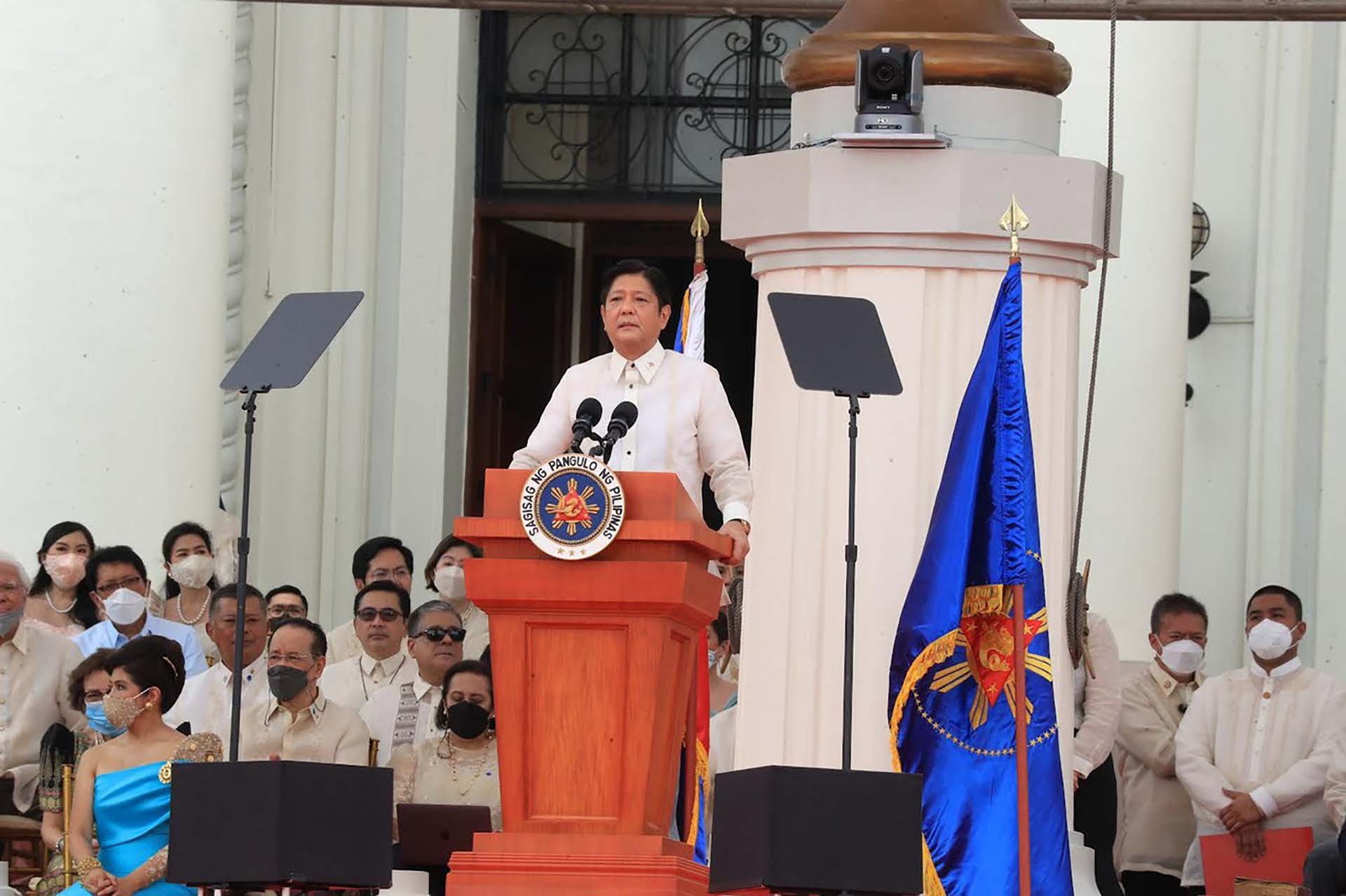 Tổng thống Ferdinand Romualdez Marcos Jr. phát biểu.