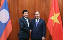 Thủ tướng Nguyễn Xuân Phúc hội đàm với Thủ tướng Lào Thongloun Sisoulith